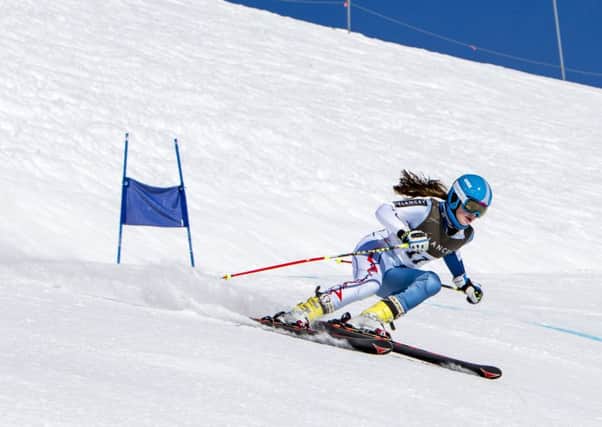 Yasmin Cooper at the alpine championships