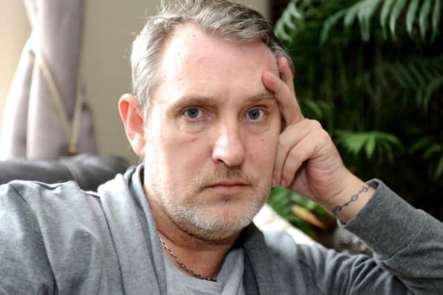 Darren Lee, 49, who has been unable to work for more than 3 years because he suffers from a crippling neurological condition - but he has had his benefits cut after being assessed 'fit for work'.Pic Steve Robards  SR1608788  21.03.16 SUS-160321-192341001