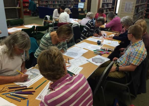 A similar adult colouring workshop in Worthing