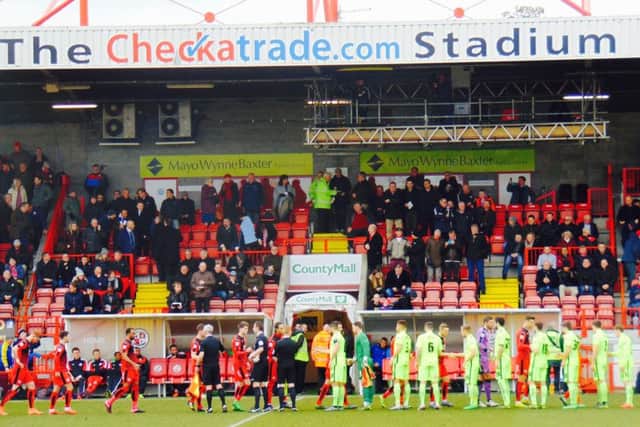Crawley Town v Hartlepool Utd. Ppicture by Dylan Boorer SUS-160320-095236001