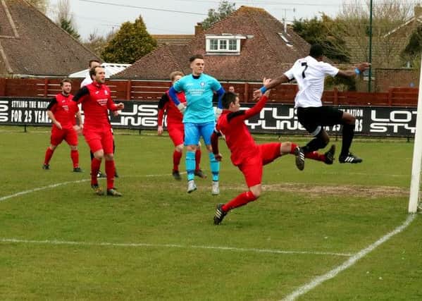 Pagham on the attack v Hassocks / Picture by Roger Smith