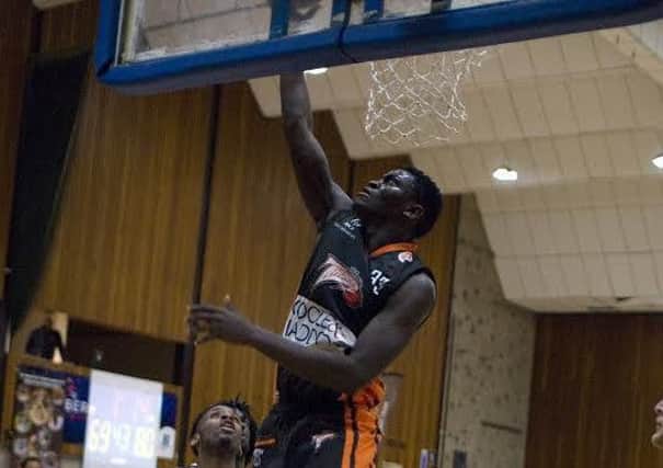 James Cambronne in action for Worthing Thunder on Saturday