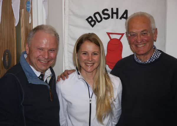 Sarah Ayton, Olympic gold-winning sailor, was guest of honour at Bosham SC