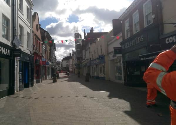 West Street blocked due to unstable scaffolding
