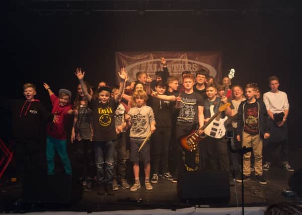 Some of the Shoreham Allstars on stage at the 200th live gig