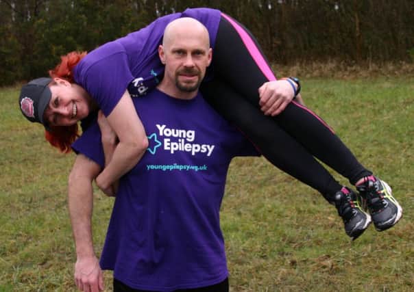 Jillie and Jason Slope are raising money for Young Epilepsy
