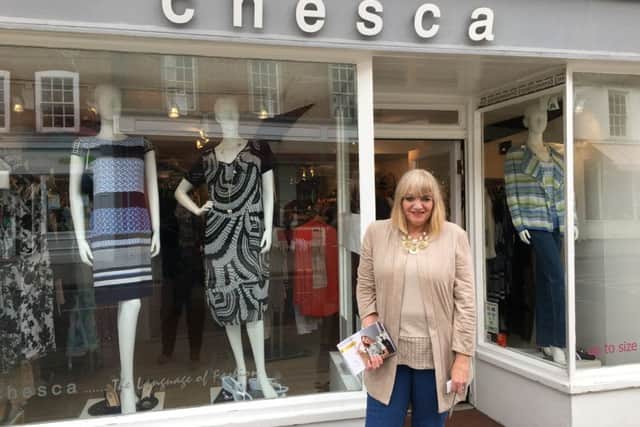 Chesca owner Rosalind Smith says her clothes shop is down Â£1,000 a week on last year
