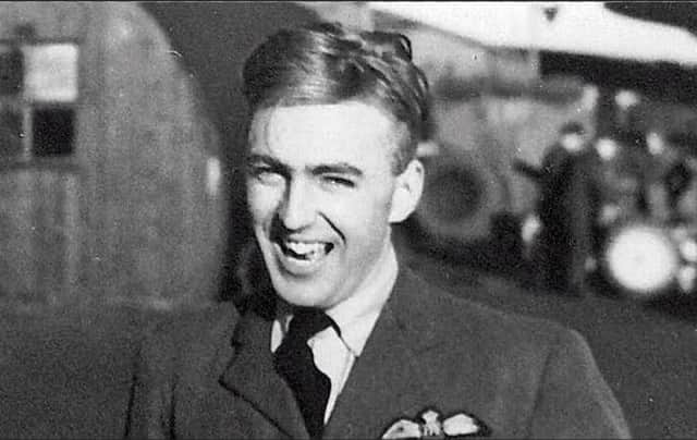 A Wartime photo of Flight Lieutenant Bob Large.