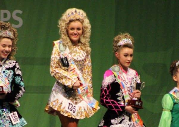 Shanelle Keogh from Crawley is named World Irish Dance Champion and European Champion in the World Irish Dance Championships 2016. She also won two team titles - World Figure Champion and World Showdance Champion  - picture submitted by the Keogh family