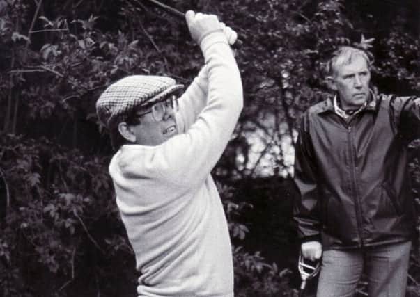 From the archives - Ronnie Corbett playing in a pro-celebrity match at Mannings Heath in 1987