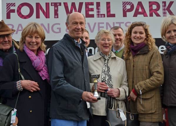 Venetian Lad's owners enjoy the win at Fontwell Park / Picture by Jeannie Knight