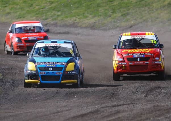 Aidan Hills in action at Lydden Hill