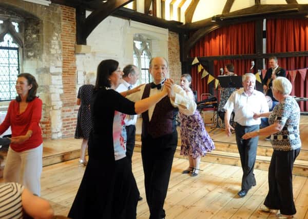 The Tea Dance in the Vicars Hall, part of last year's Living with Dementia Festival SUS-150527-124535001