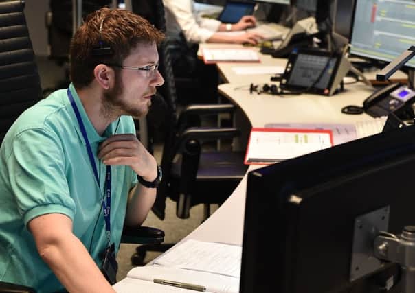 Chris White from Southwick, West Sussex, at work at the European Space Agency control centre in Darmstadt. Picture: JÃ¼rgen Mai