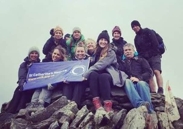 St Catherine's Hospice Hanoi Hikers trianing on Snowdonia for the Vietnam Trek - picture submitted by St Catherine's