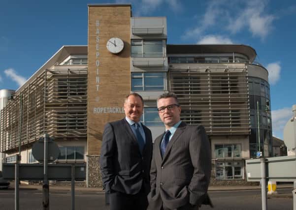 Shoreham-based Pembroke Financial Services has teamed up with the Ropetackle Arts Centre for a new three-year sponsorship deal. Pembrook directors Keith Relf and Keith Bonner.