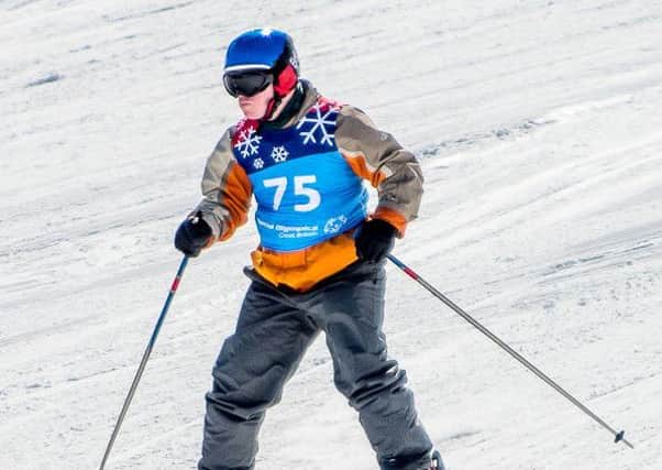 Ben Pollard at the National Special Ski Olympics SUS-160604-101352001