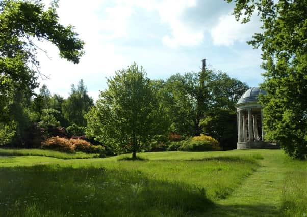 The iconic rotunda in the pleasure gardens at Petworth Park. Picture courtesy of The  National Trust