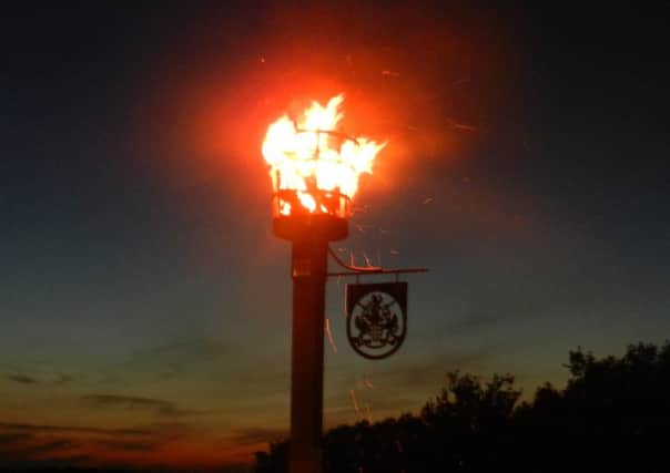 The Diamond Jubilee beacon in Tilgate Park ENGSUS00120120506095332
