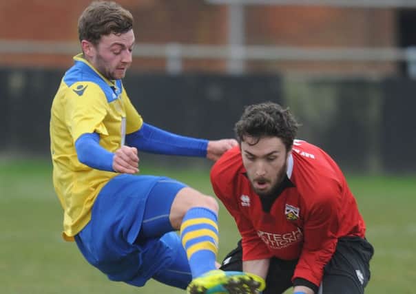 Eastbourne Town in action against Pagham