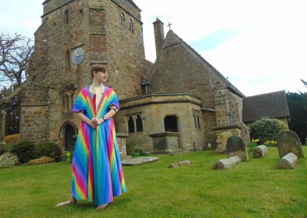 Joseph and his coat at St Margaret's Church in West Hoathly SUS-160804-110354001