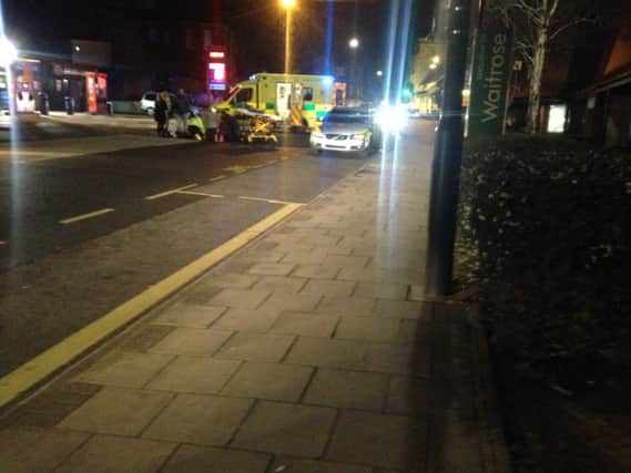 Incident outside Waitrose in Old Town SUS-161104-071007001