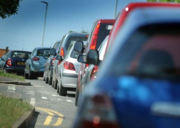 Traffic has been disrupted in Old Shoreham Road