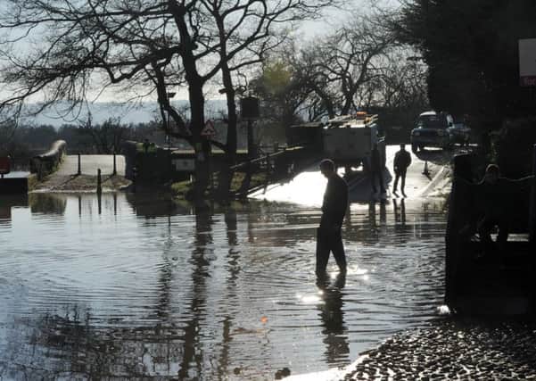 Flooding in Pulborough on Boxing Day 2013