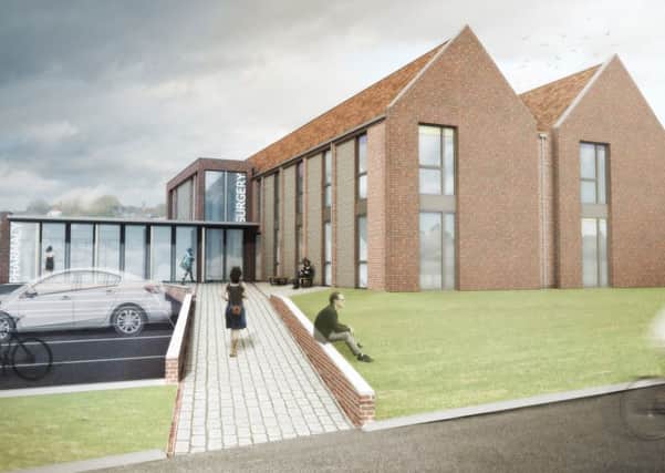 A vision for the future redevelopment of the Glebe Surgery in Storrington has been revealed. Picture courtesy of Deacon and Richardson Architects Ltd