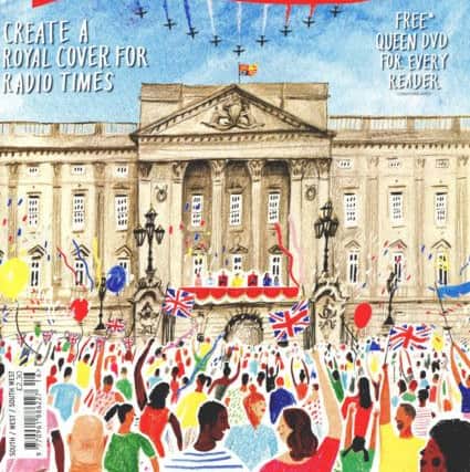 The cover of the Radio Times featuring Nina's work