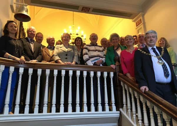 The groups who were awarded grants alongside the Mayor of Chichester, cllr Peter Budge