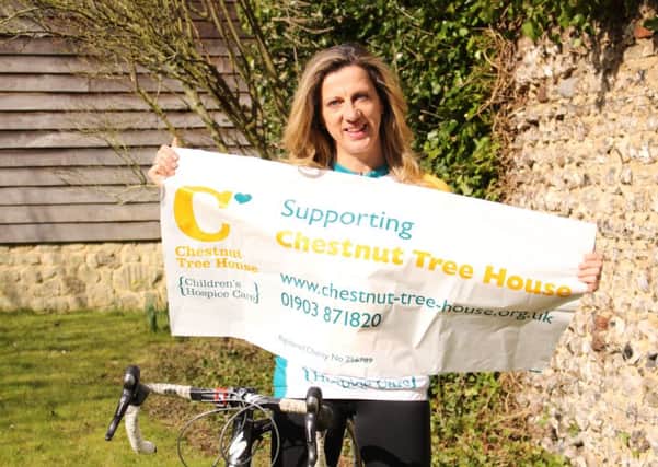 Sally Gunnell is set to cycle to Paris for Arundel-based charity Chestnut Tree House