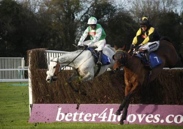 Tom Cannon in action at Fontwell / Picture by Clive Bennett