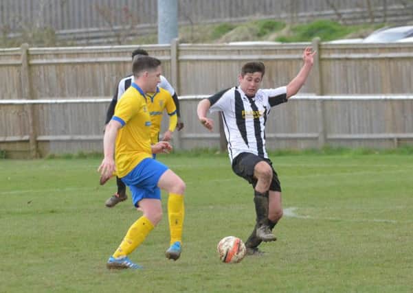 Action from Lancing's game with St.Francis Rangers earlier this season