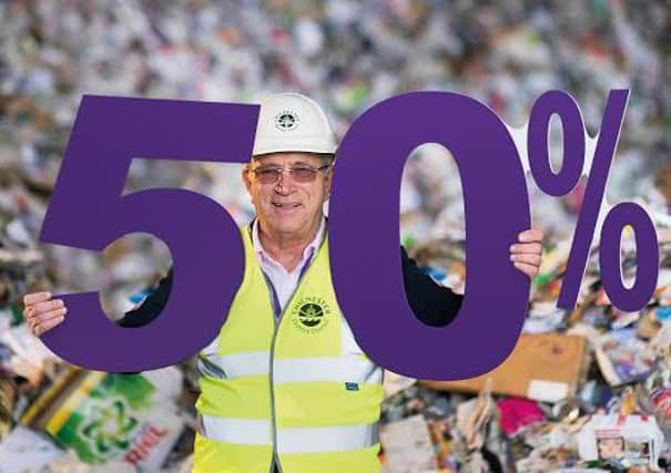 Councillor Roger Barrow, cabinet member for the environment, is leading the charge to recycle half of waste by 2020 SUS-160418-105143001