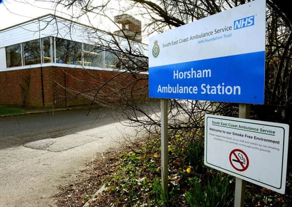 Horsham Ambulance Station. 29-02-16. Pic Steve Robards SR1607086 SUS-160229-150828001
