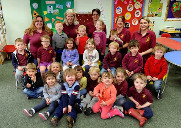 Little Bears Pre-School (West Chiltington) have received a second outstanding rating from Ofsted. Pic Steve Robards SR1611059 SUS-160418-162452001