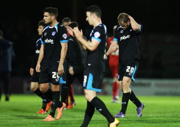 Paul Cook is refusing to point the finger at his players in the wake of the defeat at York. Picture: Joe Pepler