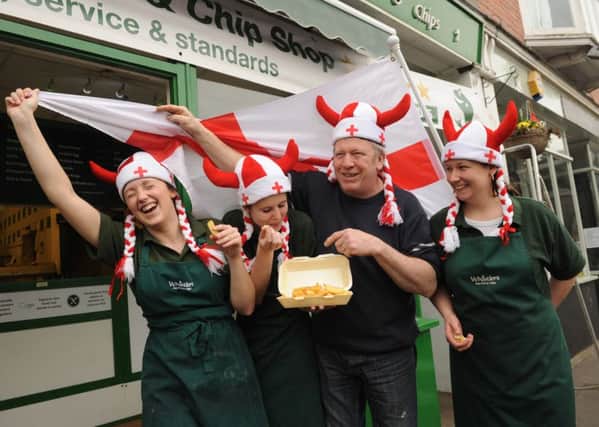 Staff at Wistler's in Westbourne celebrating in previous years