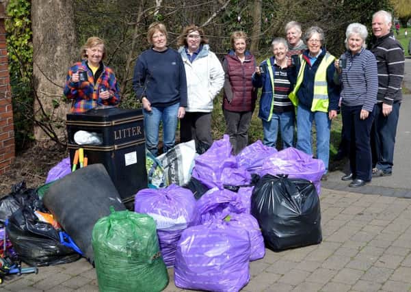 Volunteers 'Clean for the Queen' in Storrington