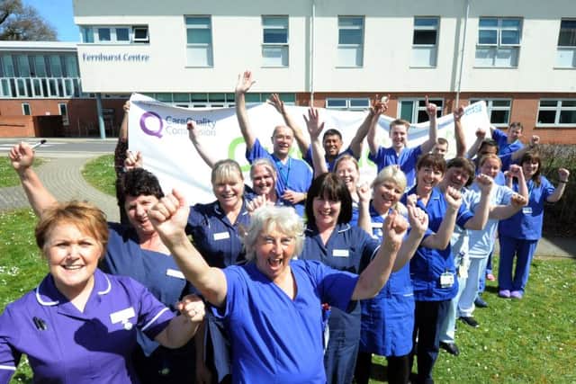 Western Sussex Hospital NHS Trust is one of only three trusts to be awarded the top rating in the country