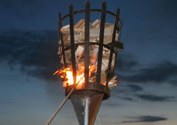 The beacon will be lit at 8.30pm