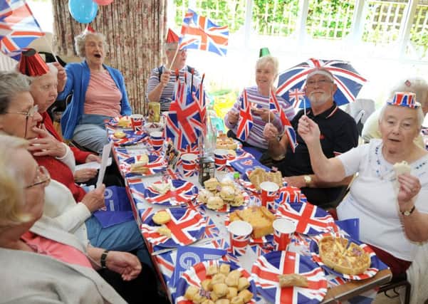 Sainsbury's Veterans Association celebrating the Queen's birthday at St Peter's Community Centre