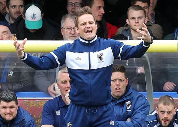 AFC Wimbledon manager Neal Ardley Picture: Sharon Lucey