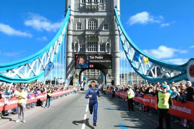 Tim Peake's London Marathon avatar