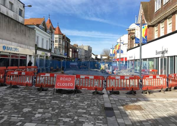 The first phase of the Â£600,000 High Street improvements has just been completed