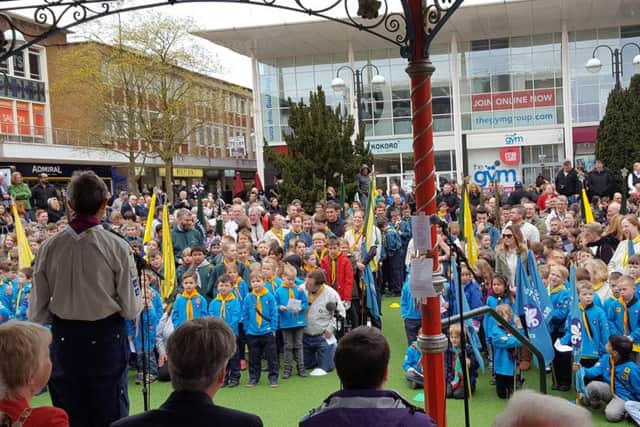 St George's Day Parade, Queens Square, Crawley