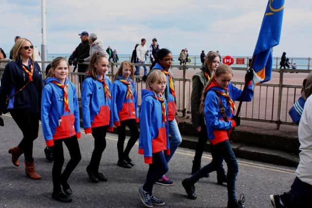 St George's Day Parade in Hastings. Picture by Kevin Harmer SUS-160425-113753001