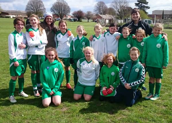 Chichester City's under-11 girls' team