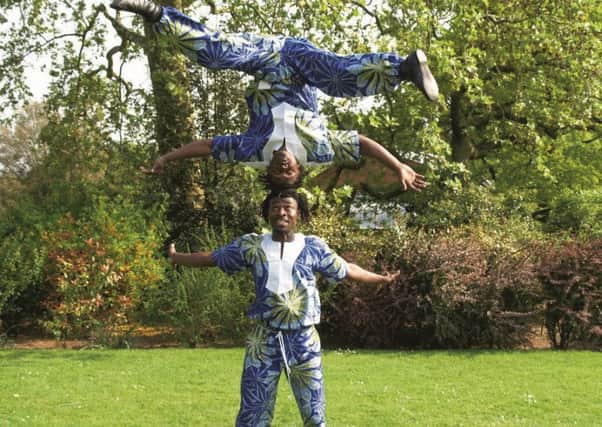 UK Africa acrobats